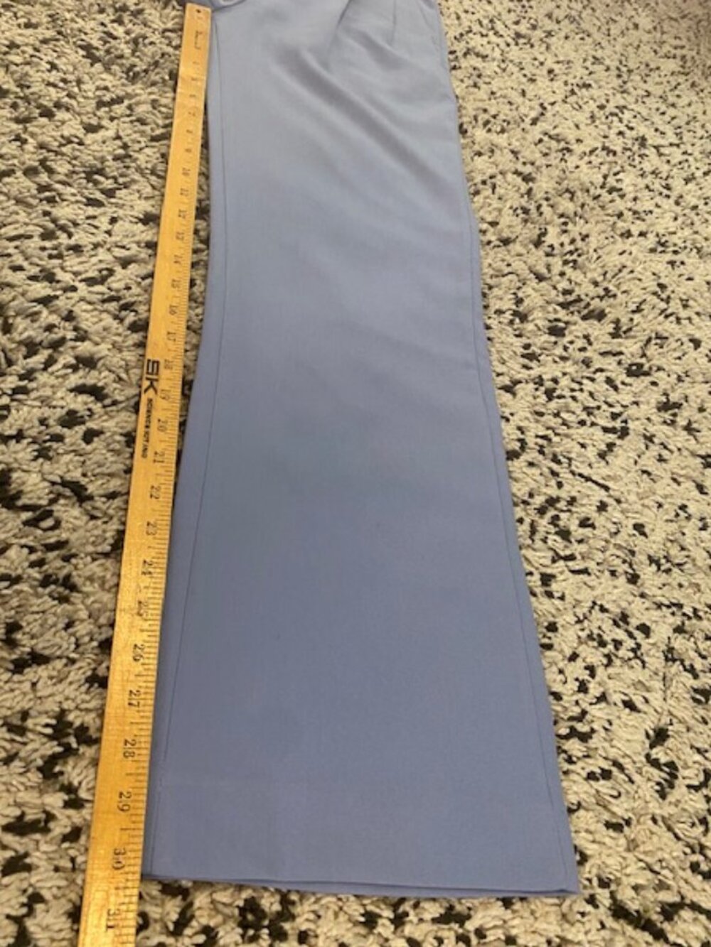 Abercrombie & Fitch Sloane Wide Leg Pants 00 Lavender/Pale Blue NWT - Picture 15 of 16